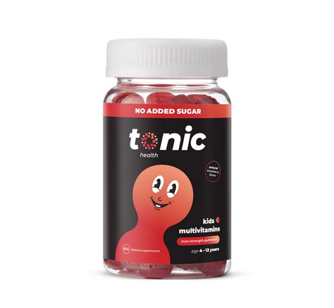 Tonic Health Multivitamins Gummies For Kids Health Supplement With