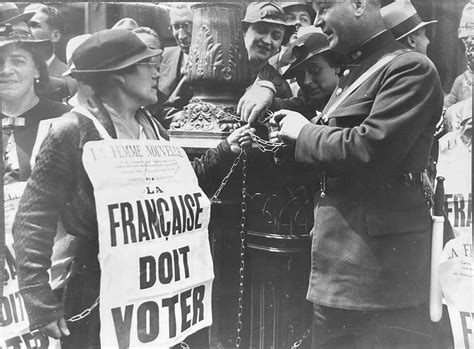 Manifestation féministe 1936