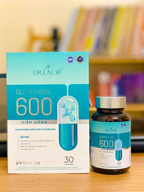 Viên Uống Glutathione 600 Dưỡng Trắng Da Tự Nhiên