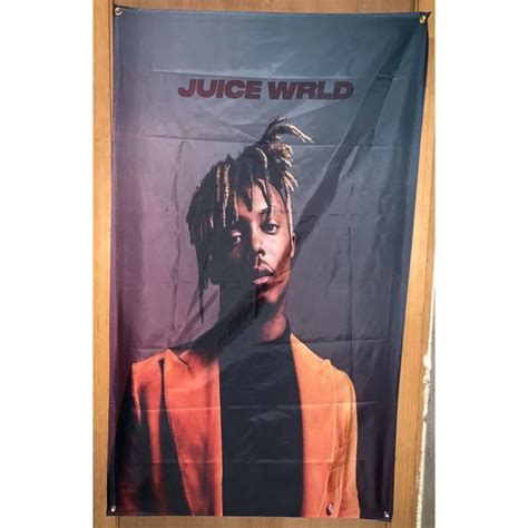 Juice Wrld Flag Banner Tapestry Rap On Mercari Flag Banner Hippie