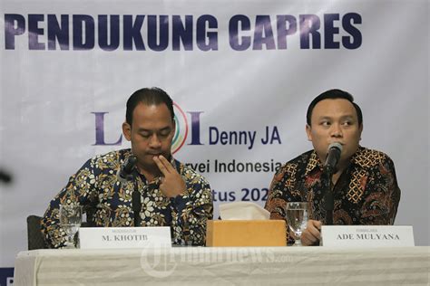 LSI Denny JA Ungkap Prabowo Unggul Atas Ganjar Dan Anies Foto 1