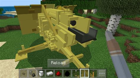 MCPE/Bedrock Artillery Add-on: AA gun, Howitzer – Minecraft Addons ...