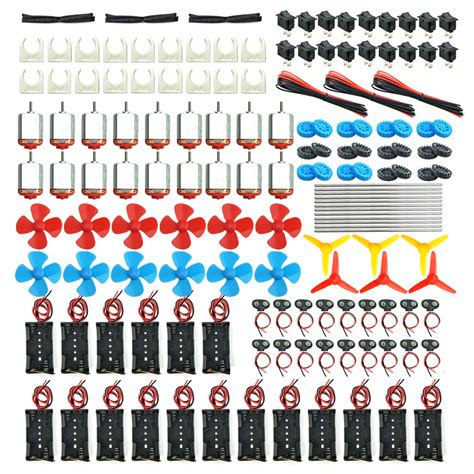 Buy 18 Set Dc Motors Kit Mini Electric Hobby Motor 3v 12v 25000 Rpm