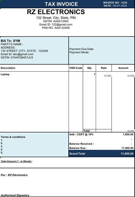 What Is Tax Invoice Types Examples Format How To Create One