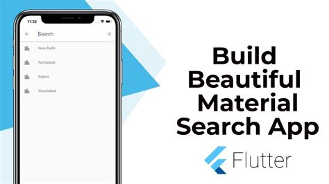 Flutter Advanced Build Beautiful Material Search App Or Integrate It