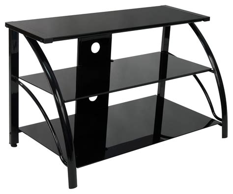 Customer Reviews Calico Designs Stiletto 3 Tier Glass Tv Stand For