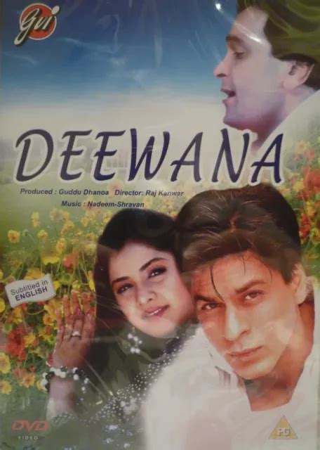 DEEWANA - GVI ORIGINAL BOLLYWOOD DVD-Shahrukh Khan, Divya Bharati ...