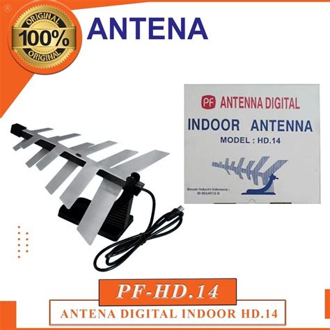 Jual Antena Tv Digital Indoor Pf Hd Antena Tv Dalam Ruangan Free