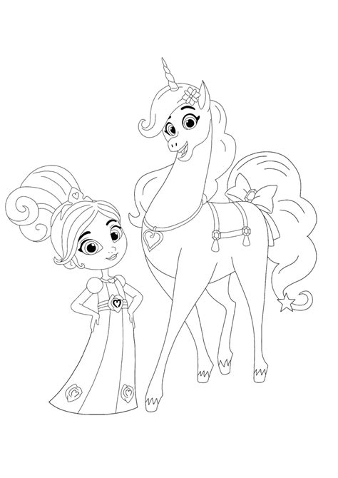 Nella The Princess Knight Coloring Pages Free Coloring Sheets