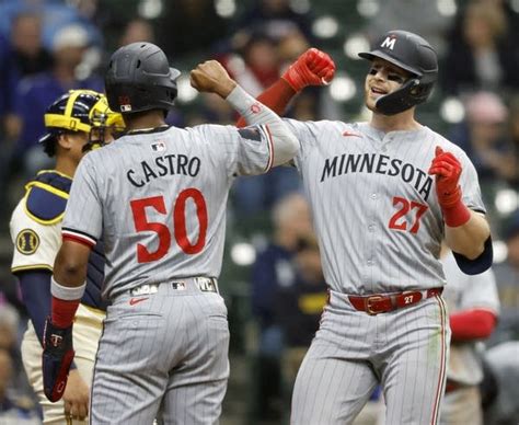 Brewers Chourio Hits 1st Career Homer But Twins Rally For 7 3 Victory