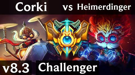 Corki Vs Heimerdinger Mid Korea Challenger Patch Youtube