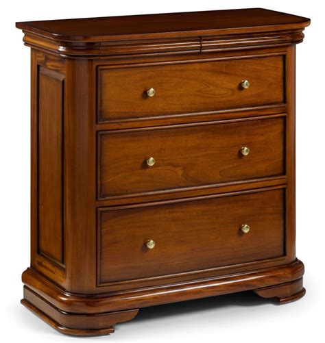 Antoinette French Sleigh Wide 3 Drawer Chest French Bedroom Furniture