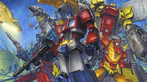 Optimus Prime Grimlock Hot Rod And Omega Supreme Transformers And