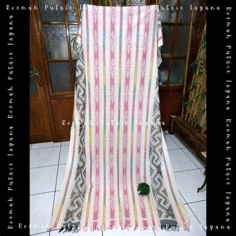 Jual Kain Tenun Etnik Katun Atbm Bukan Print Potongan Meter