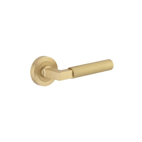 Iver Berlin Door Lever Handle On Round Rose Passage ArchiPro AU