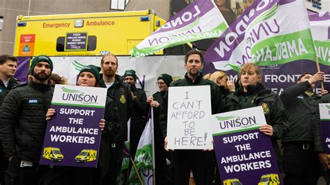 Thousands Of Ambulance Workers To Stage Fresh Strikes In Pay Row The