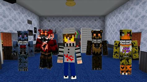 Five Nights At Freddy Minecraft Skins Layout