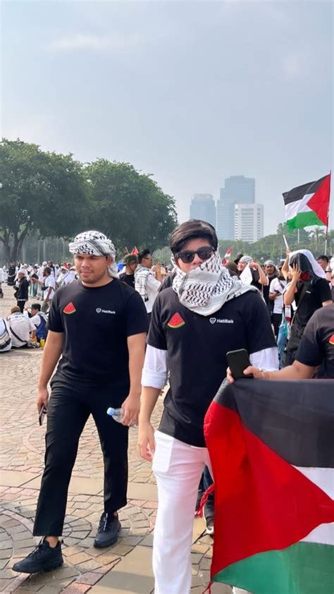 Aaliyah Massaid Dan Thariq Halilintar Di Aksi Bela Palestina