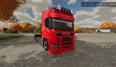 Ls22 Scania R500 Tridem V 1 0 0 0 Lkws Mod Für Landwirtschafts