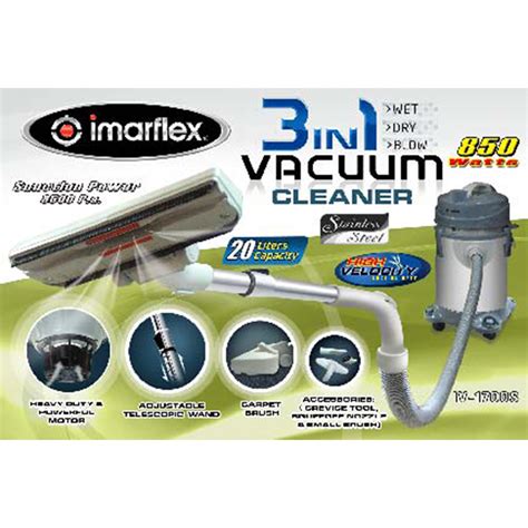 Imarflex 3 In 1 Wet Dry And Blow Vacuum Cleaner Iv 1700s Imarflex