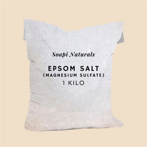 Epsom Salt 1 Kilo Magnesium Sulfate Shopee Philippines