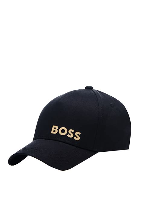 BOSS мужская кепка с логотипом черный цвет, размер ONESI, цена 159.99 BYN