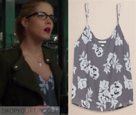 Arrow: Season 5 Episode 13 Felicity's Floral Camisole | Shop Your TV