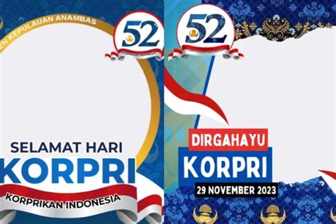 8 Link Twibbon HUT KORPRi Ke 53 Dengan Beragam Desain Cantik Siap