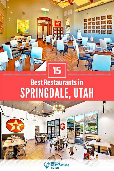 Discover The Top Restaurants In Springdale Ut