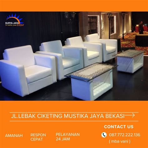 SOFA UNTUK ACARA Pusat Sewa Alat Pesta Lengkap Jakarta Bekasi