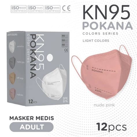 Jual Pokana Masker Earloop Adult Kn Nude Pink Shopee Indonesia