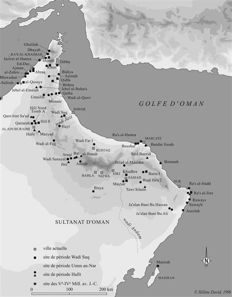 A Map Showing The Main Archaeological Sites Identified In The Sultanate