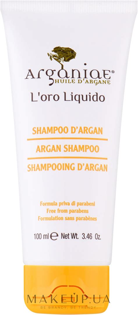 Arganiae L'oro Liquido Argan Shampoo - Шампунь для всех типов волос ...