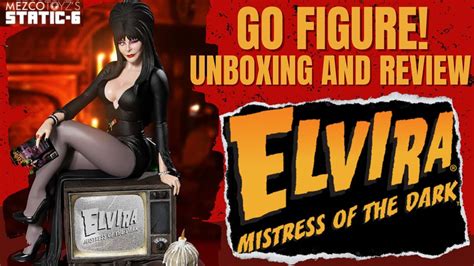 MEZCO TOYS STATIC 6 ELVIRA MISTRESS OF THE DARK 1 6 Scale Statue