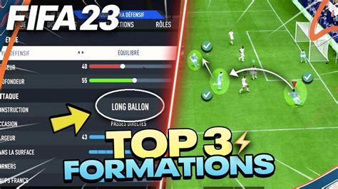 Fifa Top Formations Cheat S Tactiques Perso Tuto Youtube