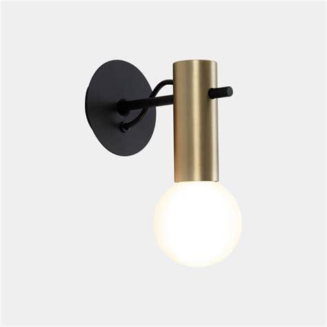 LEDS C Nude Applique E Oro Satinato Nero Lampade It