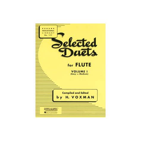 Rubank Publications Selected Duets for Flute 1 Thomann Elláda