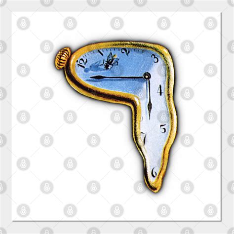 Melting Clock Salvador Dali The Persistence Of Memory Wall And Art
