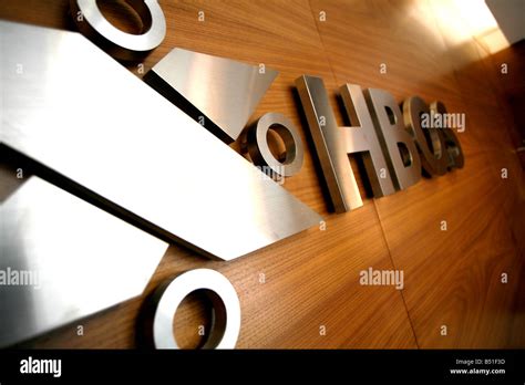 Hbos Logo Credit Crunch Recession Stock Photo Alamy