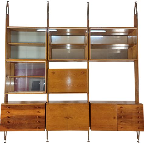 Vintage Modular Wall Unit For Jitona Czechoslovakia