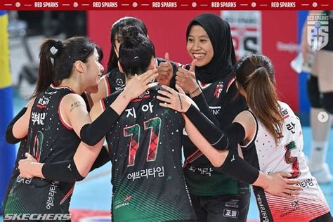 Link Live Streaming Red Sparks Vs Pink Spiders Megawati Beraksi Pukul