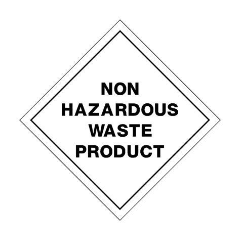 hazardous waste product sign