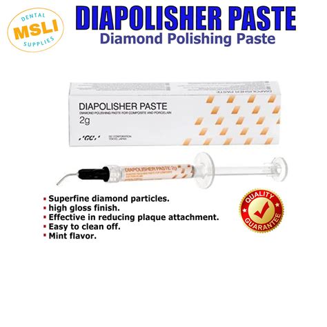 Pre Book Diapolisher Paste Diamond Polishing Paste Msli Dental Supplies