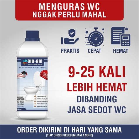 Jual Obat Penguras Septic Tank Penuh Wc Mampet Bau Terbaik Bio Gm