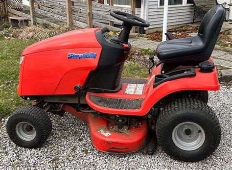 Simplicity Regent Ex Mower 38” Deck 20hp Briggs And Stratton Runs Metzger Property Services Llc