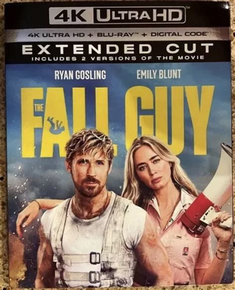 THE FALL GUY 2024 4K UHD Blu Ray And Slipcover No Digital 8 15