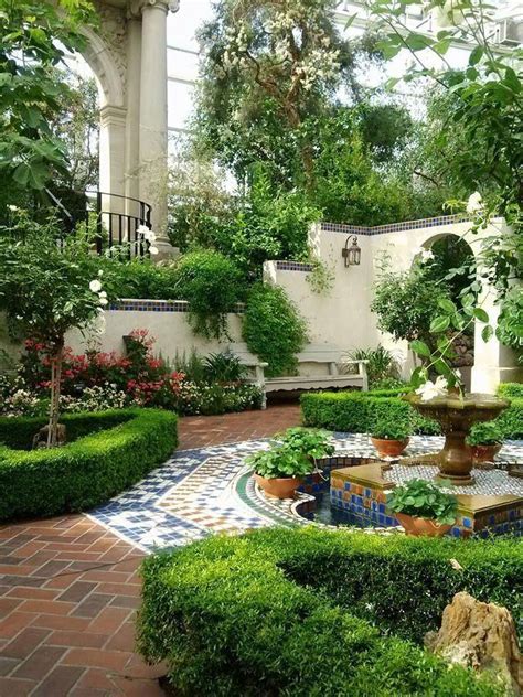 21 Small Spanish Style Courtyard Garden Ideas To Consider Sharonsable