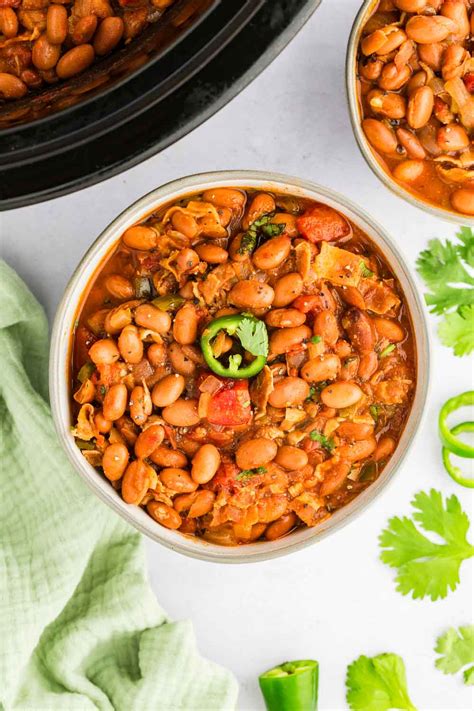 Slow Cooker Charro Bean Recipe Slow Cooker Gourmet