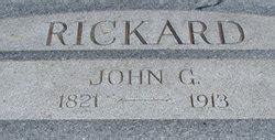 John George Rickard M Morial Find A Grave