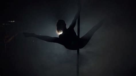 Legs Professional Girl Gymnasts Jump In Slow Motion In The Smoke On The Balance Beam Womens